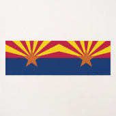 Patriotische Yoga Mats mit der Flagge von Arizona, Yogamatte (Vorderseite (Horizontal))
