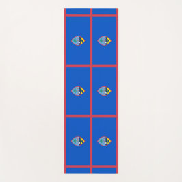 Patriotische Yoga Mats mit der Flagge von Guam, US Yogamatte