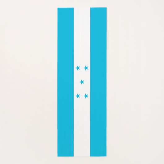 Patriotische Yoga Mats mit der Flagge von Honduras Yogamatte (Rückseite)