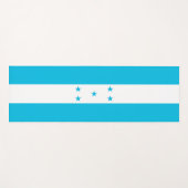 Patriotische Yoga Mats mit der Flagge von Honduras Yogamatte (Vorderseite (Horizontal))