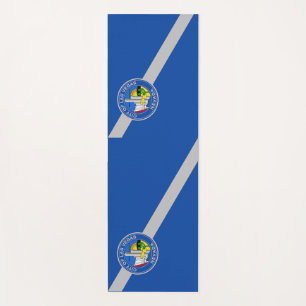Patriotische Yoga Mats mit der Flagge von Las Vega Yogamatte