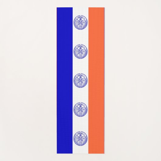Patriotische Yoga Mats mit der Flagge von New York Yogamatte (Vorderseite)