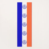 Patriotische Yoga Mats mit der Flagge von New York Yogamatte (Rückseite)