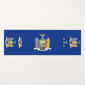 Patriotische Yoga Mats mit der Flagge von New York Yogamatte (Vorderseite (Horizontal))