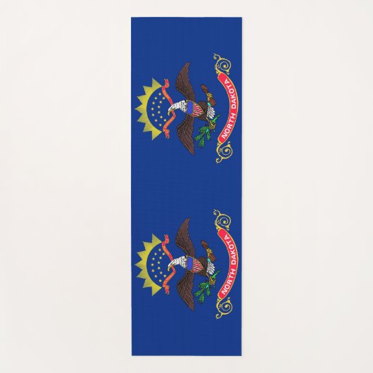 Patriotische Yoga Mats mit der Flagge von North Da Yogamatte (Vorderseite)