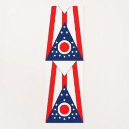 Patriotische Yoga Mats mit der Flagge von Ohio, US Yogamatte
