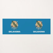 Patriotische Yoga Mats mit der Flagge von Oklahoma Yogamatte (Rückseite (Horizontal))