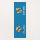 Patriotische Yoga Mats mit der Flagge von Oklahoma Yogamatte (Rückseite)