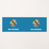 Patriotische Yoga Mats mit der Flagge von Oklahoma Yogamatte (Vorderseite (Horizontal))