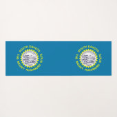 Patriotische Yoga Mats mit der Flagge von South Da Yogamatte (Rückseite (Horizontal))