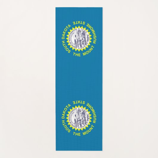 Patriotische Yoga Mats mit der Flagge von South Da Yogamatte (Vorderseite)