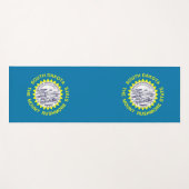 Patriotische Yoga Mats mit der Flagge von South Da Yogamatte (Vorderseite (Horizontal))