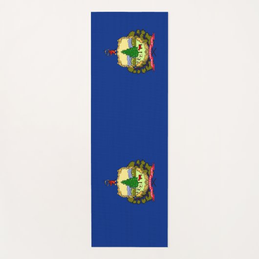 Patriotische Yoga Mats mit der Flagge von Vermont Yogamatte (Vorderseite)