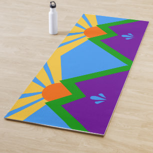 Patriotische Yoga Mats mit Fahne von Manitou Sprin Yogamatte