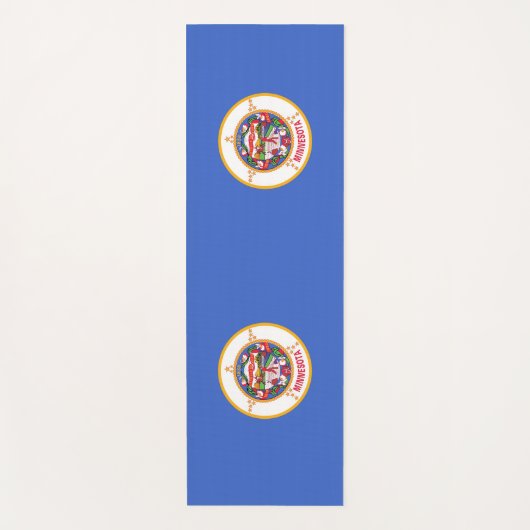 Patriotische Yoga Mats mit Fahne von Minnesota Yogamatte (Vorderseite)