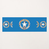 Patriotische Yoga Mats mit Fahne von Northern Mari Yogamatte (Rückseite (Horizontal))