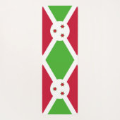 Patriotische Yoga Mats mit Flagge Burundis Yogamatte (Rückseite)
