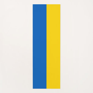 Patriotische Yoga Mats mit Flagge der Ukraine Yogamatte