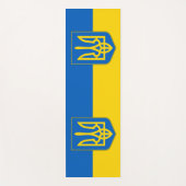 Patriotische Yoga Mats mit Flagge der Ukraine Yogamatte (Vorderseite)