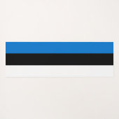 Patriotische Yoga Mats mit Flagge Estlands Yogamatte (Rückseite (Horizontal))