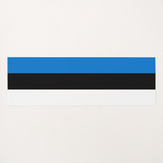 Patriotische Yoga Mats mit Flagge Estlands Yogamatte (Rückseite (Horizontal))