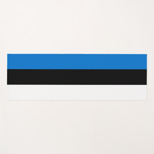 Patriotische Yoga Mats mit Flagge Estlands Yogamatte (Vorderseite (Horizontal))