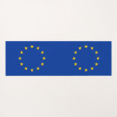 Patriotische Yoga Mats mit Flagge Europas Yogamatte (Rückseite (Horizontal))