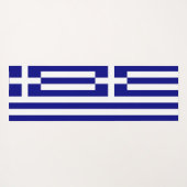 Patriotische Yoga Mats mit Flagge Griechenlands Yogamatte (Rückseite (Horizontal))