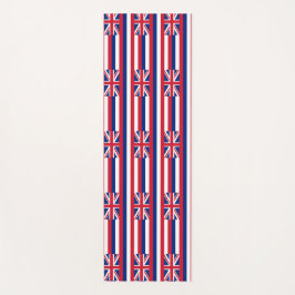 Patriotische Yoga Mats mit Flagge Hawaiis, USA Yogamatte