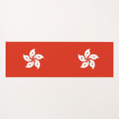 Patriotische Yoga Mats mit Flagge Hongkongs Yogamatte (Vorderseite (Horizontal))