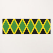 Patriotische Yoga Mats mit Flagge Jamaikas Yogamatte (Rückseite (Horizontal))