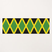 Patriotische Yoga Mats mit Flagge Jamaikas Yogamatte (Vorderseite (Horizontal))