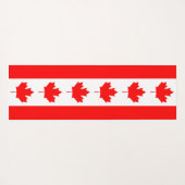 Patriotische Yoga Mats mit Flagge Kanadas Yogamatte (Rückseite (Horizontal))