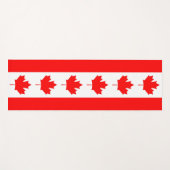 Patriotische Yoga Mats mit Flagge Kanadas Yogamatte (Vorderseite (Horizontal))