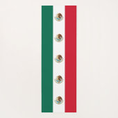 Patriotische Yoga Mats mit Flagge Mexikos Yogamatte (Rückseite)