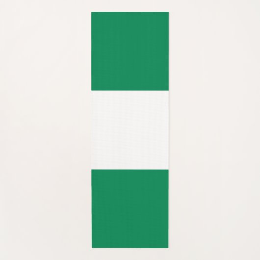 Patriotische Yoga Mats mit Flagge Nigerias Yogamatte (Vorderseite)