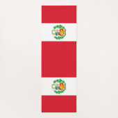 Patriotische Yoga Mats mit Flagge Perus Yogamatte (Rückseite)