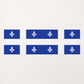 Patriotische Yoga Mats mit Flagge Quebec, Kanada Yogamatte (Rückseite (Horizontal))