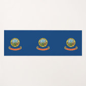 Patriotische Yoga Mats mit Flagge von Idaho, USA Yogamatte (Vorderseite (Horizontal))