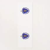 Patriotische Yoga Mats mit Flagge von Massachusett Yogamatte (Rückseite)