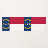 Patriotische Yoga Mats mit Flagge von North Caroli Yogamatte (Rückseite (Horizontal))