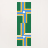 Patriotische Yoga Mats mit Flagge von Portland, US Yogamatte (Rückseite)