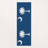 Patriotische Yoga Mats mit Flagge von South Caroli Yogamatte (Rückseite)