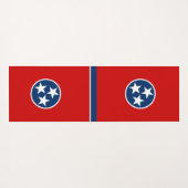 Patriotische Yoga Mats mit Flagge von Tennessee Yogamatte (Rückseite (Horizontal))