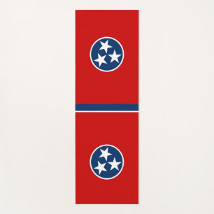 Patriotische Yoga Mats mit Flagge von Tennessee Yogamatte