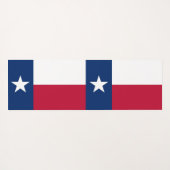 Patriotische Yoga Mats mit Flagge von Texas Yogamatte (Rückseite (Horizontal))