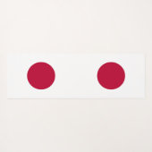 Patriotische Yoga Mats mit japanischer Flagge Yogamatte (Rückseite (Horizontal))