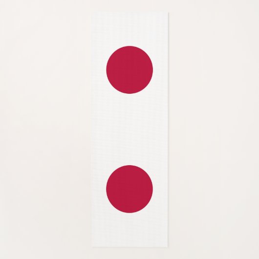 Patriotische Yoga Mats mit japanischer Flagge Yogamatte (Vorderseite)