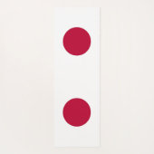 Patriotische Yoga Mats mit japanischer Flagge Yogamatte (Rückseite)