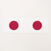 Patriotische Yoga Mats mit japanischer Flagge Yogamatte (Vorderseite (Horizontal))